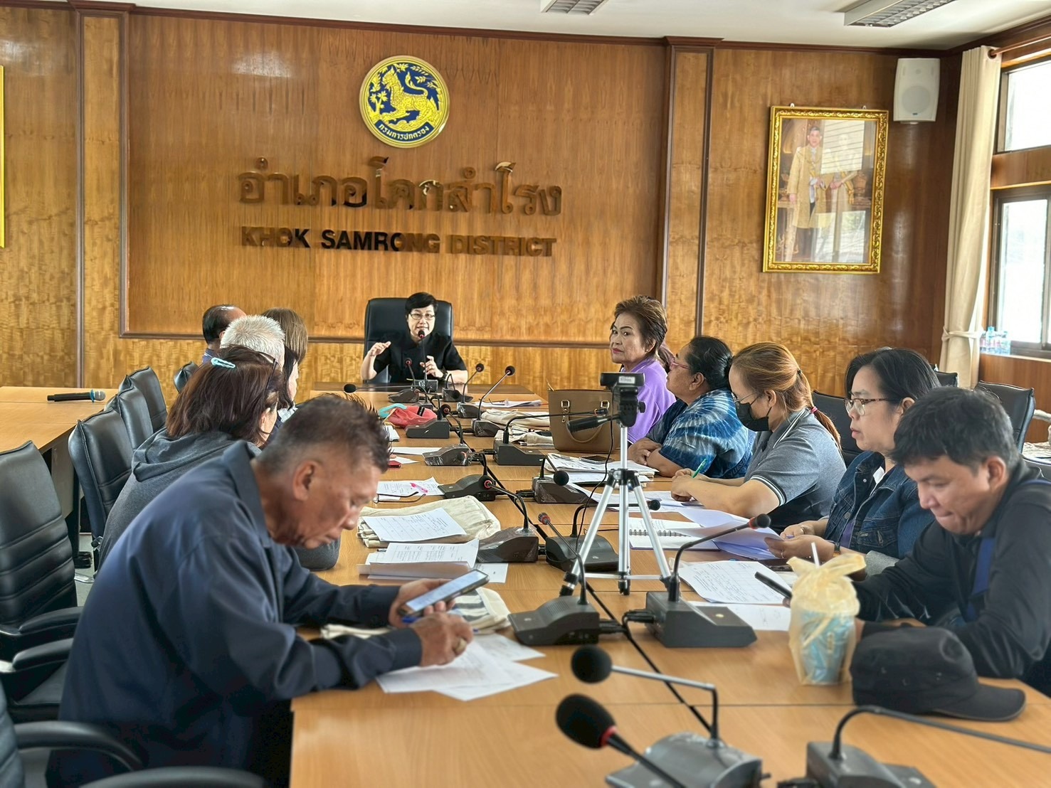 อำเภอโคกสำโรง โดยสำนักงานพัฒนาชุมชนอำเภอโคกสำโรง จัดประชุมผู้นำอาสาพัฒนาชุมชน ไตรมาสที่ 1 ประจำปีงบประมาณ พ.ศ. 2569