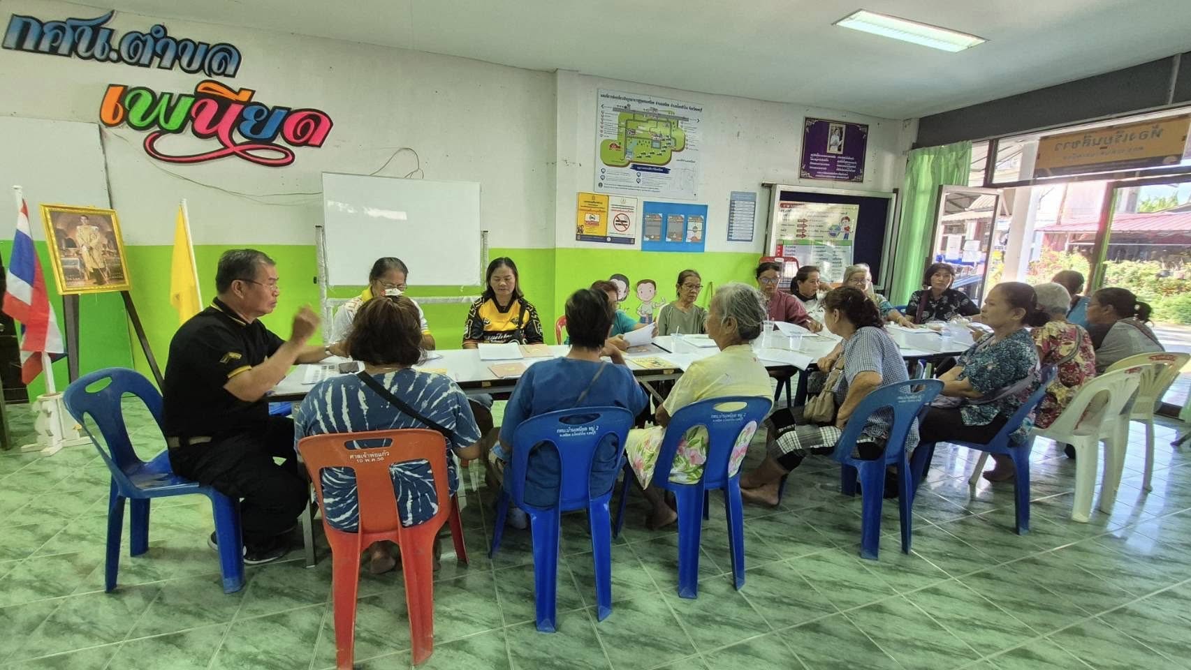 อำเภอโคกสำโรง โดยสำนักงานพัฒนาชุมชนอำเภอโคกสำโรง ดำเนินโครงการเตรียมความพร้อมหมู่บ้านแพร่ระบาดยาเสพติดพัฒนาสู่หมู่บ้านต้นกล้ากองทุนแม่ของแผ่นดิน